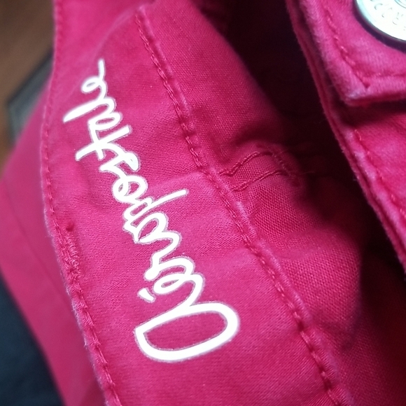 Aeropostale Red Lola Jegging with Zippers 6 Regular - Picture 4 of 6